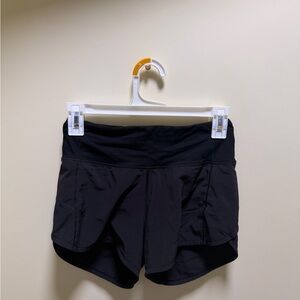 lululemon athletica Black Athletic Shorts